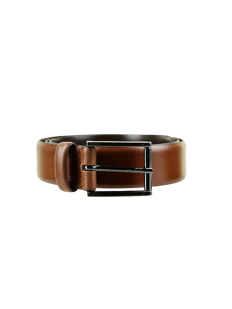MAX CALVIN Ledergürtel braun   115 herren